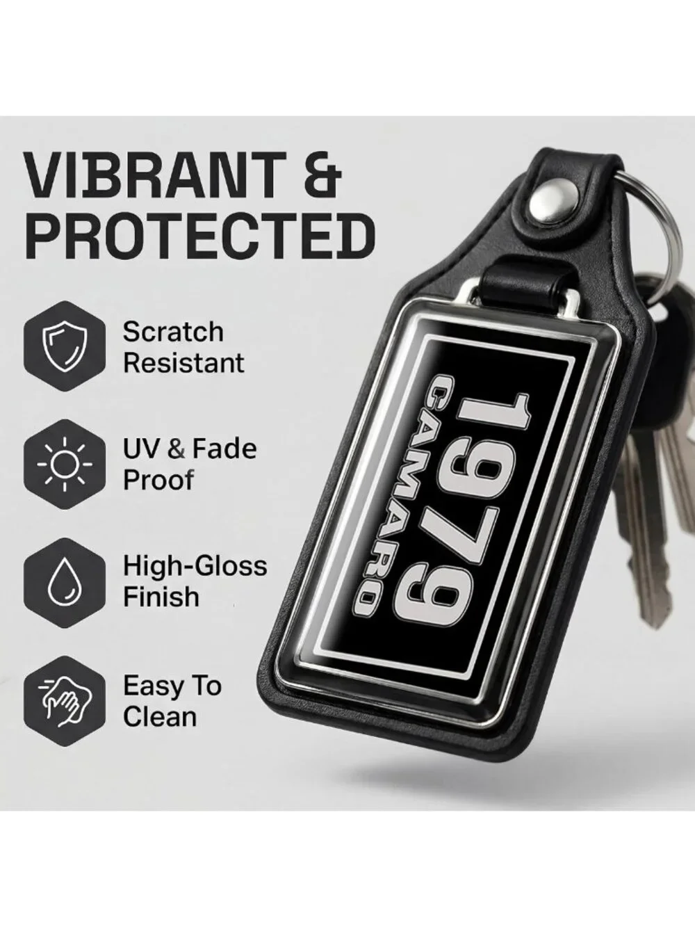Classic Camaro Keychain - Brotherhood Car Key Chain for Classic Models, Auto